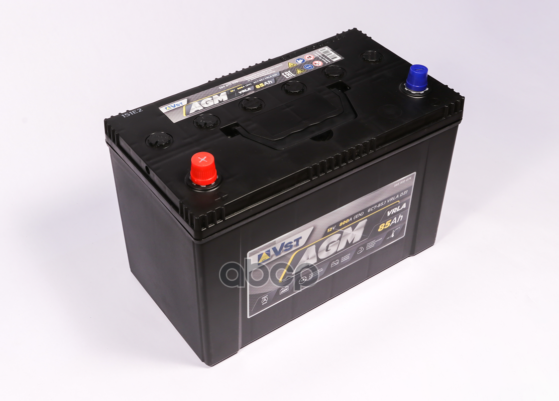 

Аккумуляторная Батарея V Стандарт Agm [12V 85Ah 800A)