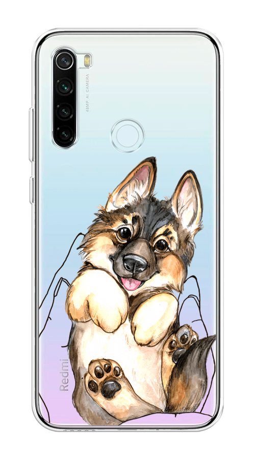 

Чехол на Xiaomi Redmi Note 8T "Овчарка в ладошках", Серый;бежевый;белый, 37450-1