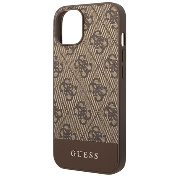 

Чехол Guess для iPhone 14 Plus 4GL, коричневый