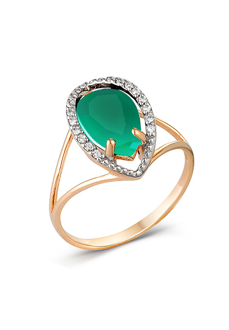 

Кольцо из серебра с агатом/фианитом р.  Kari Jewelry К679-055Агз, К679-055Агз