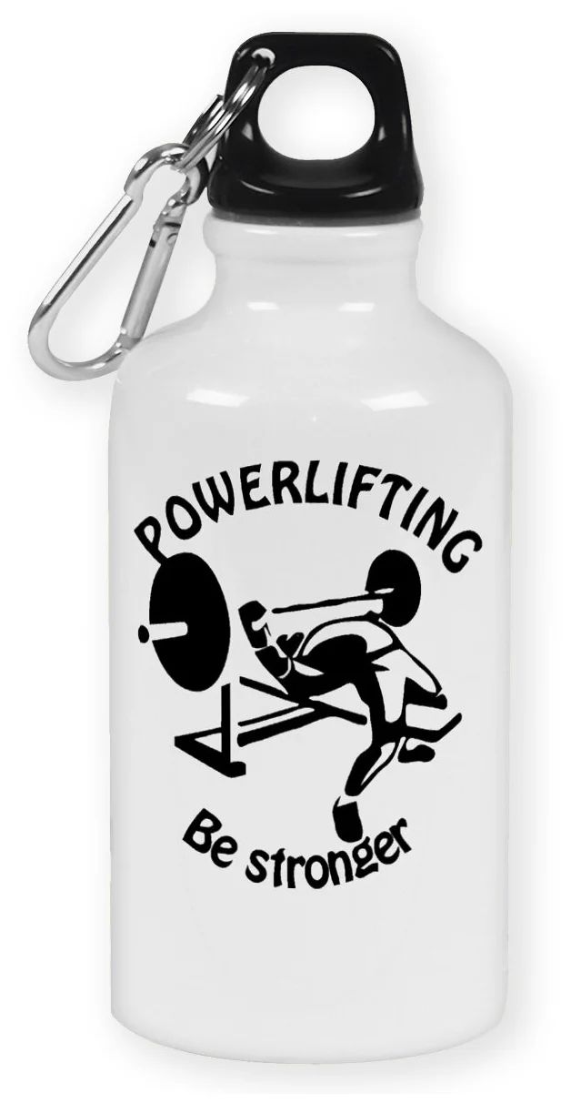 фото Бутылка спортивная coolpodarok powerlifting be stronger (пауэрлифтинг будьте сильнее