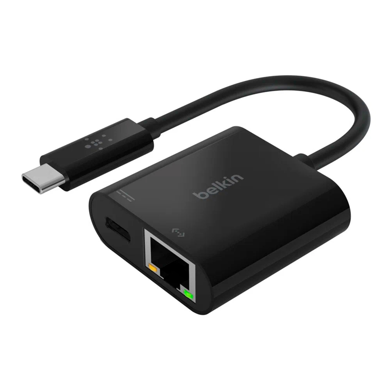 фото Переходник belkin usb-c – ethernet black (inc001btbk)