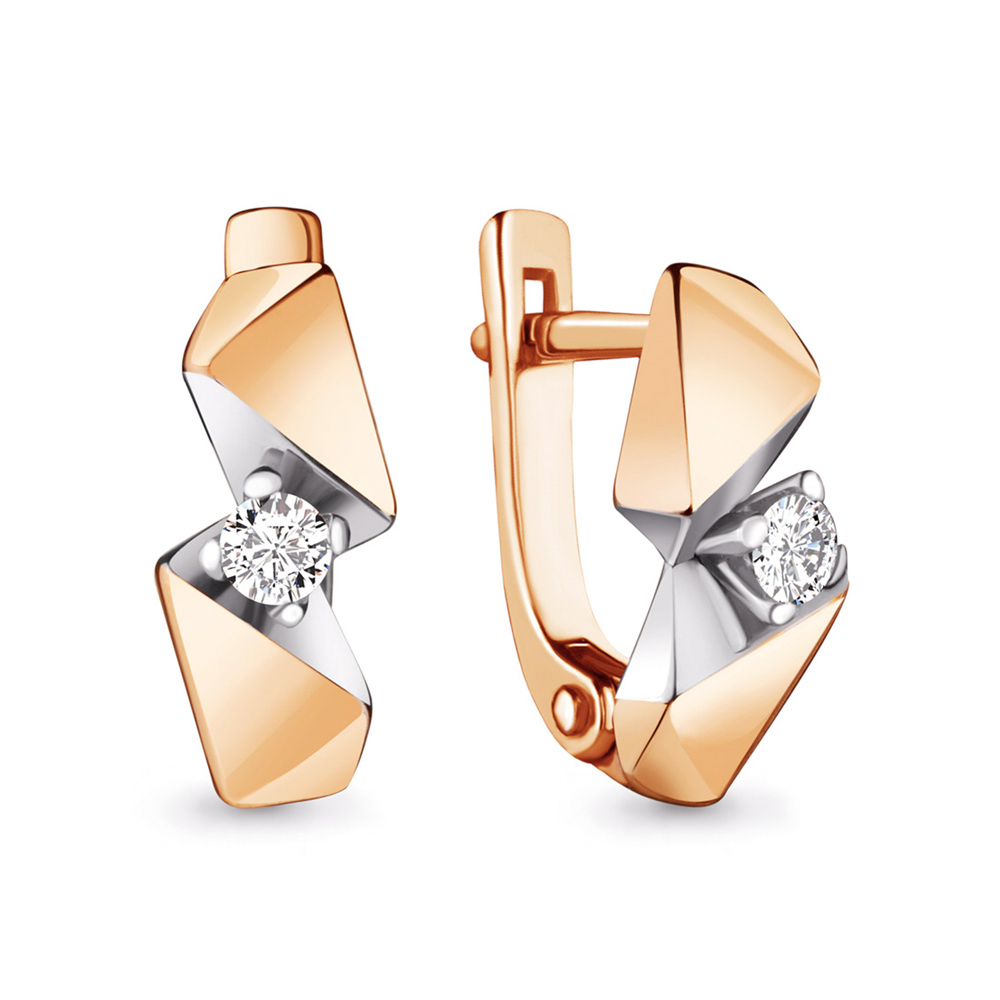 

Серьги из красного золота с бриллиантом Aquamarine Aquamarine 941942к_585_кз, 941942к_585_кз