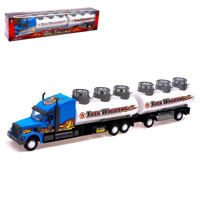 

Грузовик инерционный «Бензовоз», длина 90 см, цвета МИКС, Разноцветный