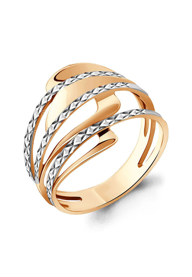 Кольцо из белого золота/красного золота р. 17,5 Kari Jewelry 52836.1