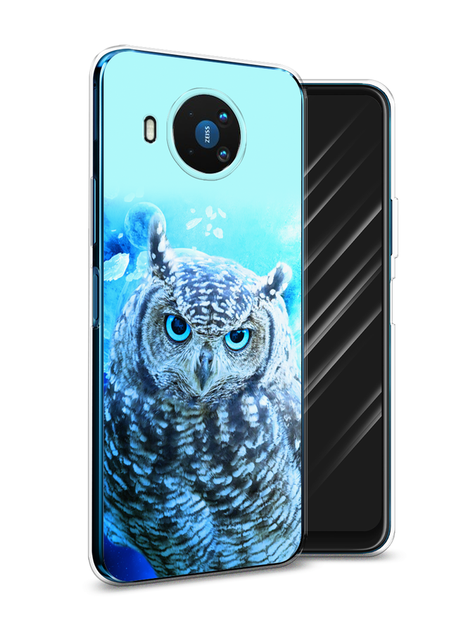 

Чехол Awog на Nokia 8.3 / Нокиа 8.3 "Сова арт 7", Синий;голубой, 123550-1