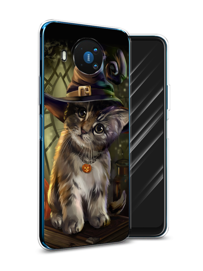 

Чехол Awog на Nokia 8.3 / Нокиа 8.3 "Кот на Хэллоуин", Зеленый;серый, 123550-2