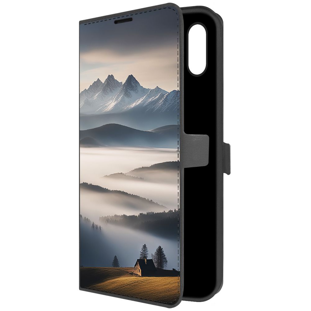 

Чехол-книжка Krutoff Eco Book для Xiaomi Redmi 9A Туман (черный)