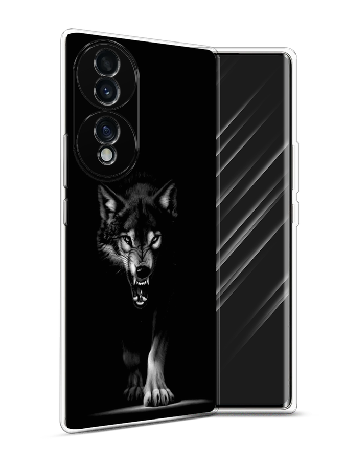 

Чехол Awog на Honor 70 "Волк выходит из ночи", Разноцветный, 6108250-1