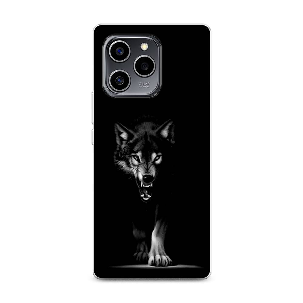фото Силиконовый чехол "волк выходит из ночи" на honor 60 se awog