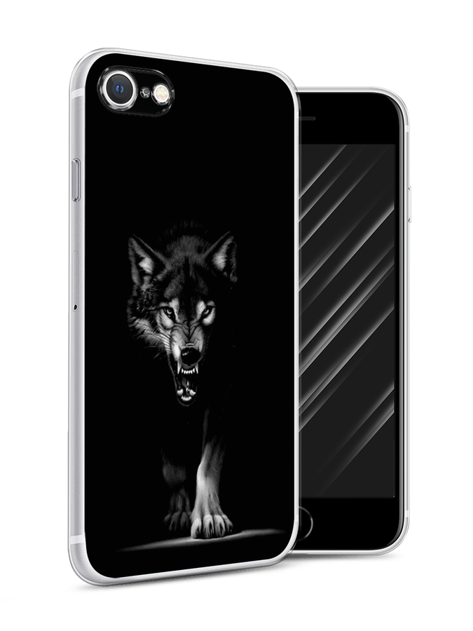 

Чехол Awog на Apple iPhone SE 2020 / Айфон SE 2020 "Волк выходит из ночи", Разноцветный, 12450-1