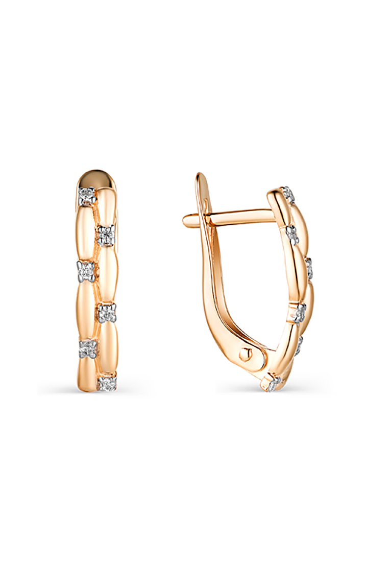 

Серьги из красного золота с фианитом Kari Jewelry С132-1222, С132-1222