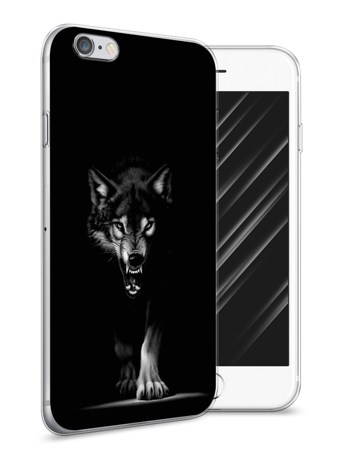 

Чехол Awog на Apple iPhone 6S / Айфон 6S "Волк выходит из ночи", Разноцветный, 0104S50-1