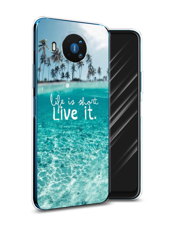 

Чехол Awog на Nokia 8.3 / Нокиа 8.3 "Live it", Розовый, 123550-7