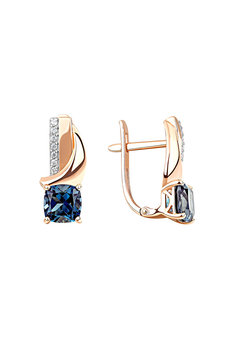 

Серьги из красного золота с топазом/фианитом Kari Jewelry СЛ-432102-ЛТ, СЛ-432102-ЛТ