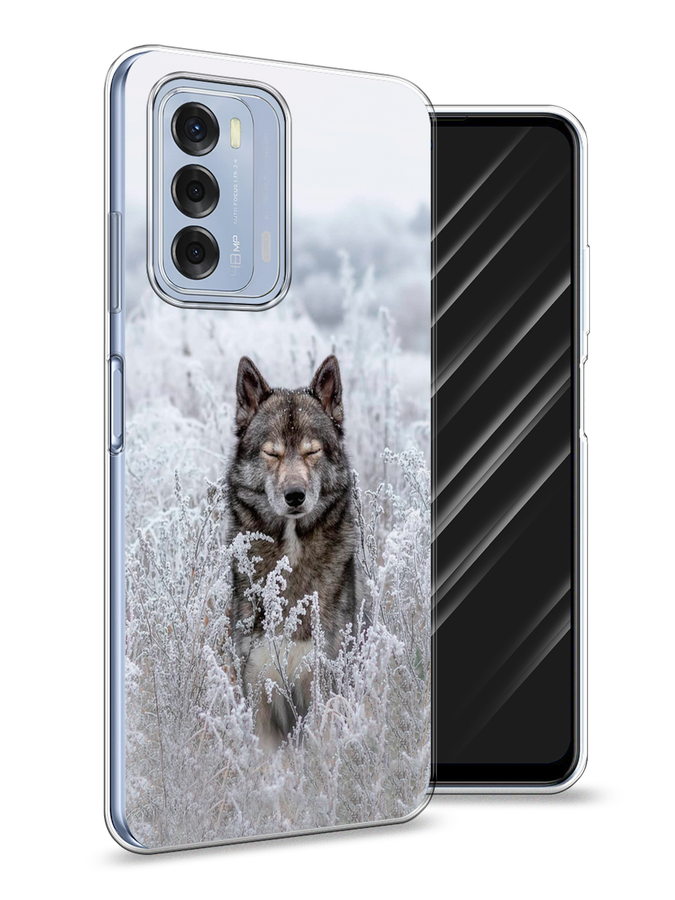 

Чехол Awog на ZTE Blade V40 / ЗТЕ Блэйд V40 "Волк в поле", Разноцветный, 136150-1
