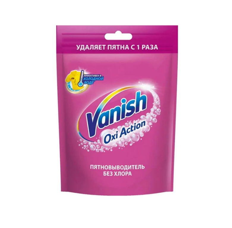 фото Пятновыводитель vanish oxi action порошковый для тканей 250 г