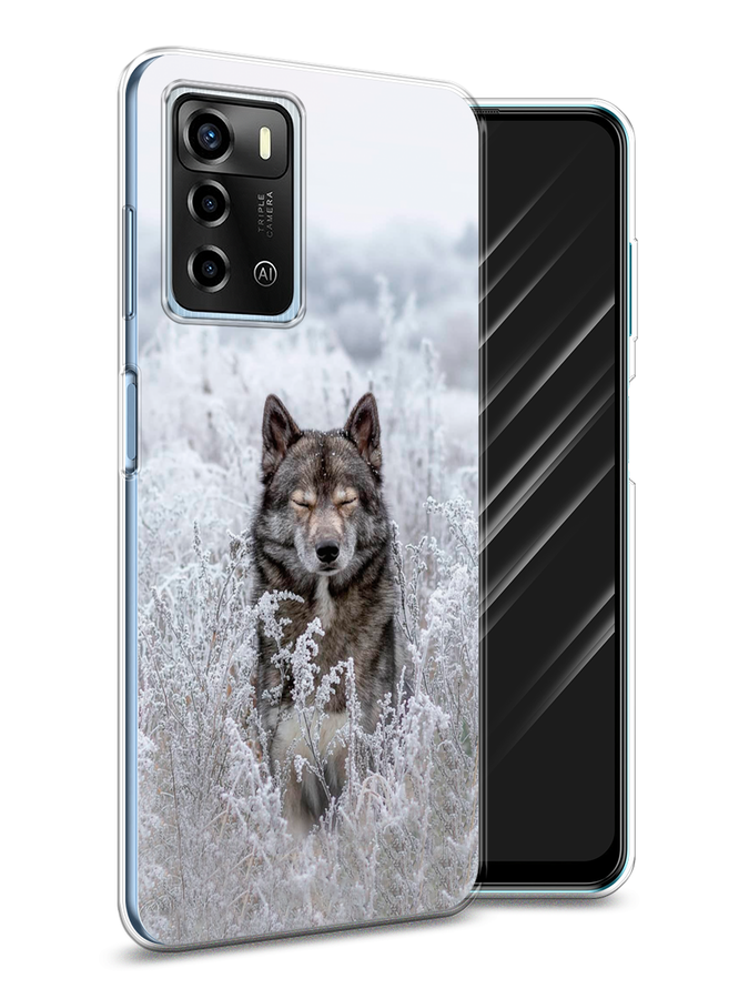 

Чехол Awog на ZTE Blade A72 / ЗТЕ Блэйд A72 "Волк в поле", Разноцветный, 135450-1