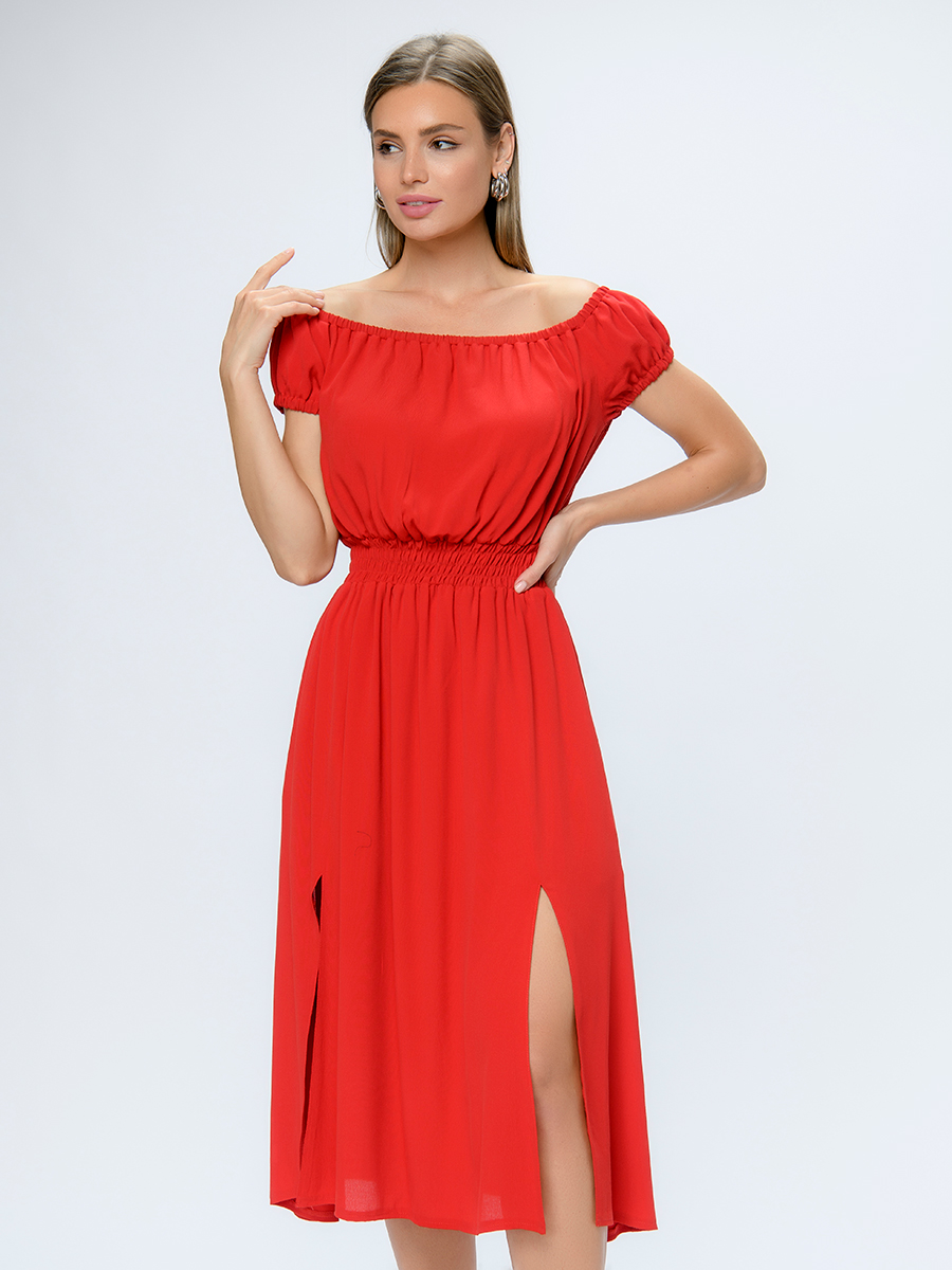 

Платье женское 1001dress 0102669RD красное 40-42, Красный, 0102669RD