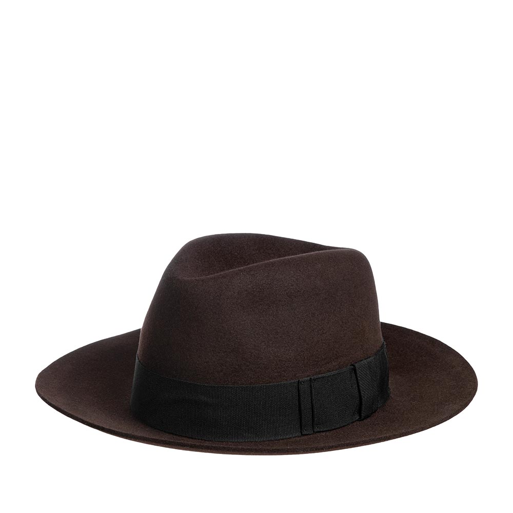 Шляпа унисекс LAIRD POET FEDORA коричневая, р.59