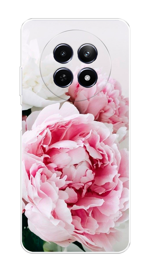 

Чехол на Realme 12 5G "Розовые и белые пионы", Розовый;белый, 2516450-1