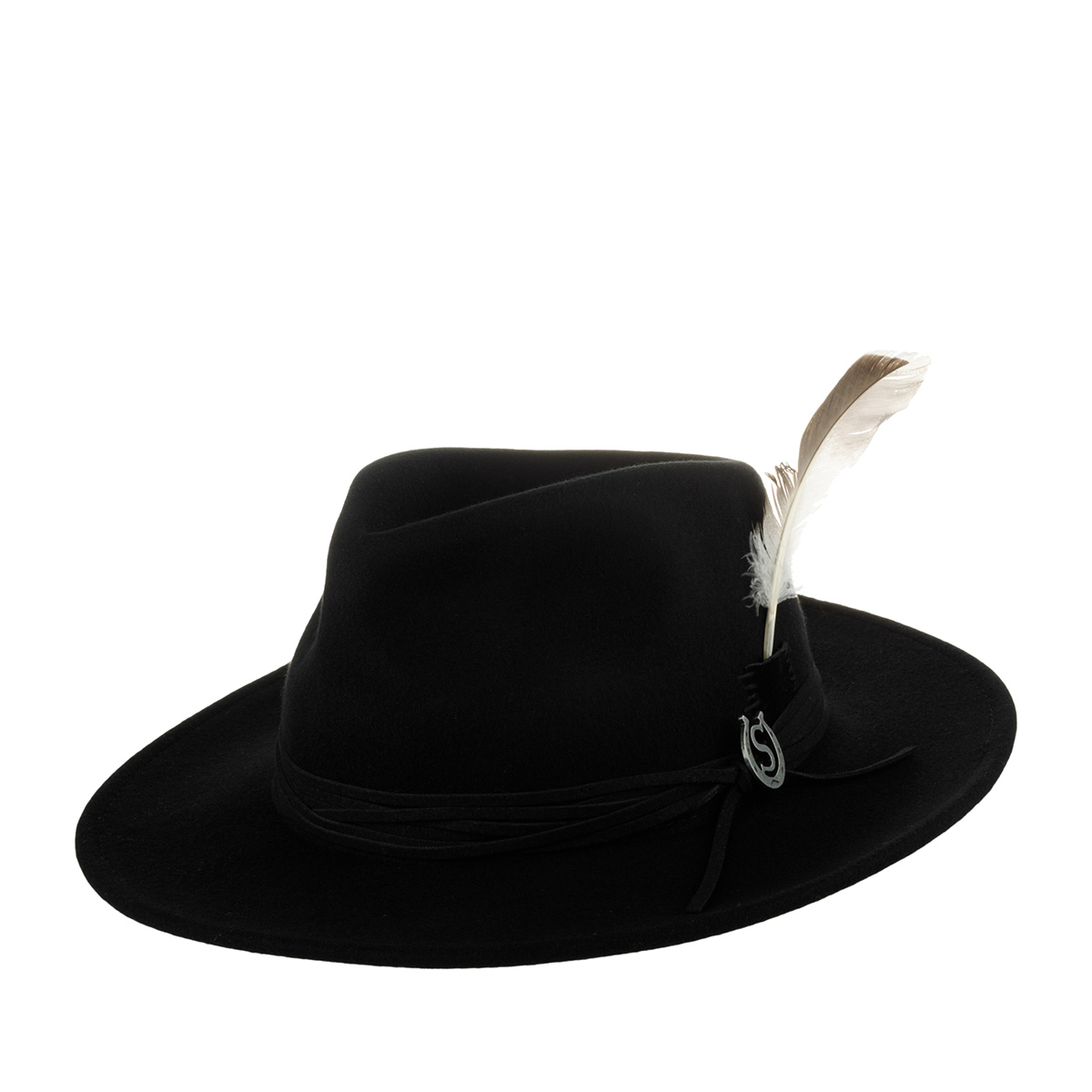 

Шляпа унисекс Stetson 3598122 WESTERN WOOLFELT черная, р.61, Черный, 3598122 WESTERN WOOLFELT