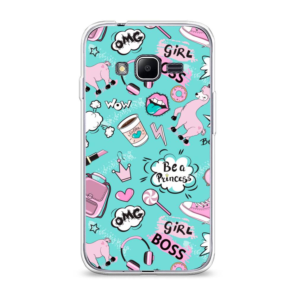 

Чехол Awog "Стильная лама" для Samsung Galaxy J1 mini Prime (2016), 25150-1