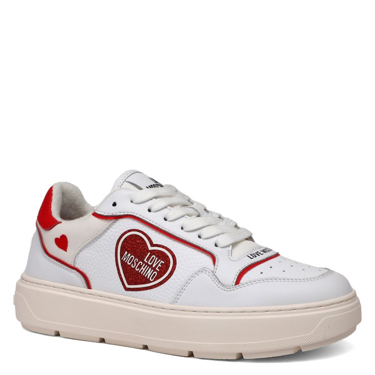 

Кеды женские Love Moschino JA15204G SS24 белые 38 EU, Белый, JA15204G SS24