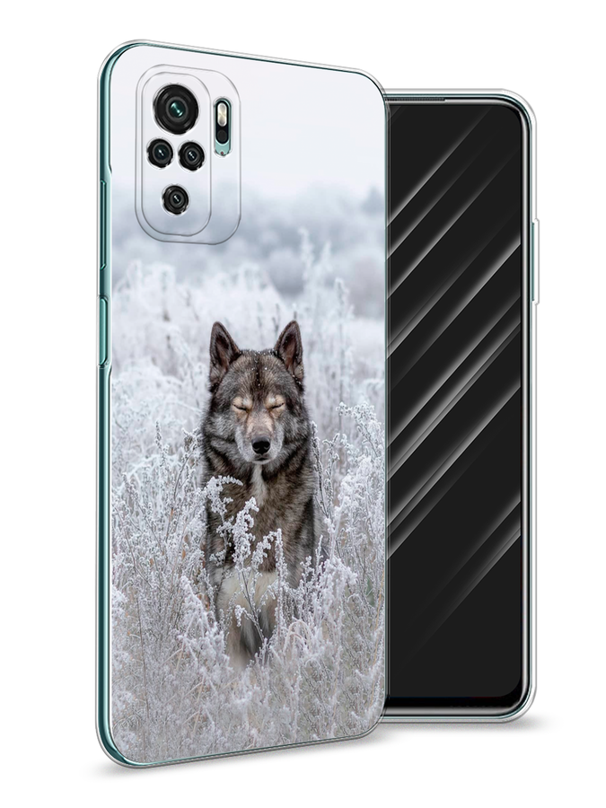 

Чехол Awog на Xiaomi Redmi Note 10/Note 10S/M5s "Волк в поле", Разноцветный, 39950-1