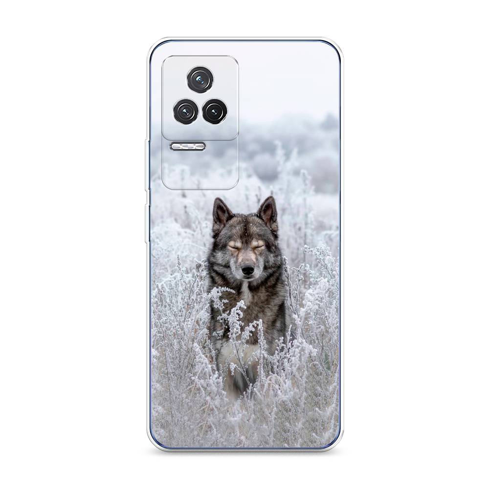 фото Силиконовый чехол "волк в поле" на xiaomi redmi k50 awog