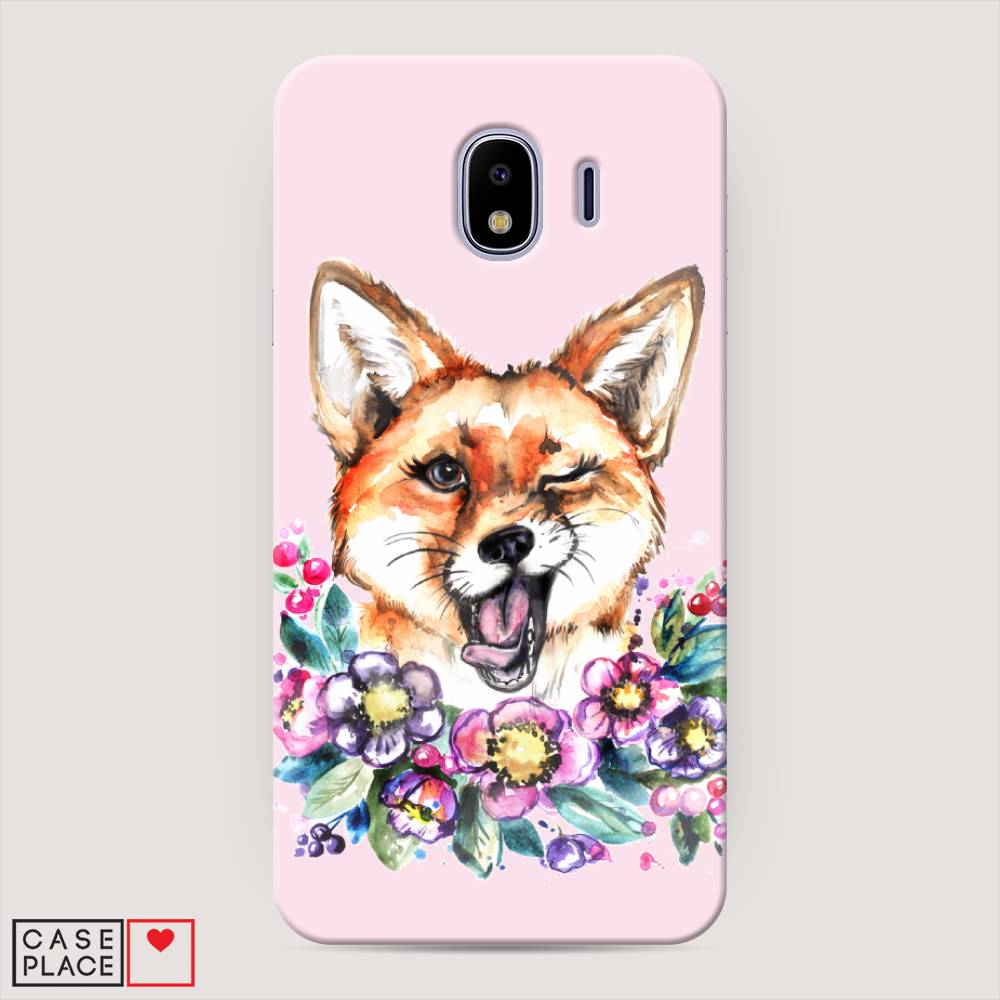 

Чехол Awog "Подмигивающая лиса" для Samsung Galaxy J4, 26420-7