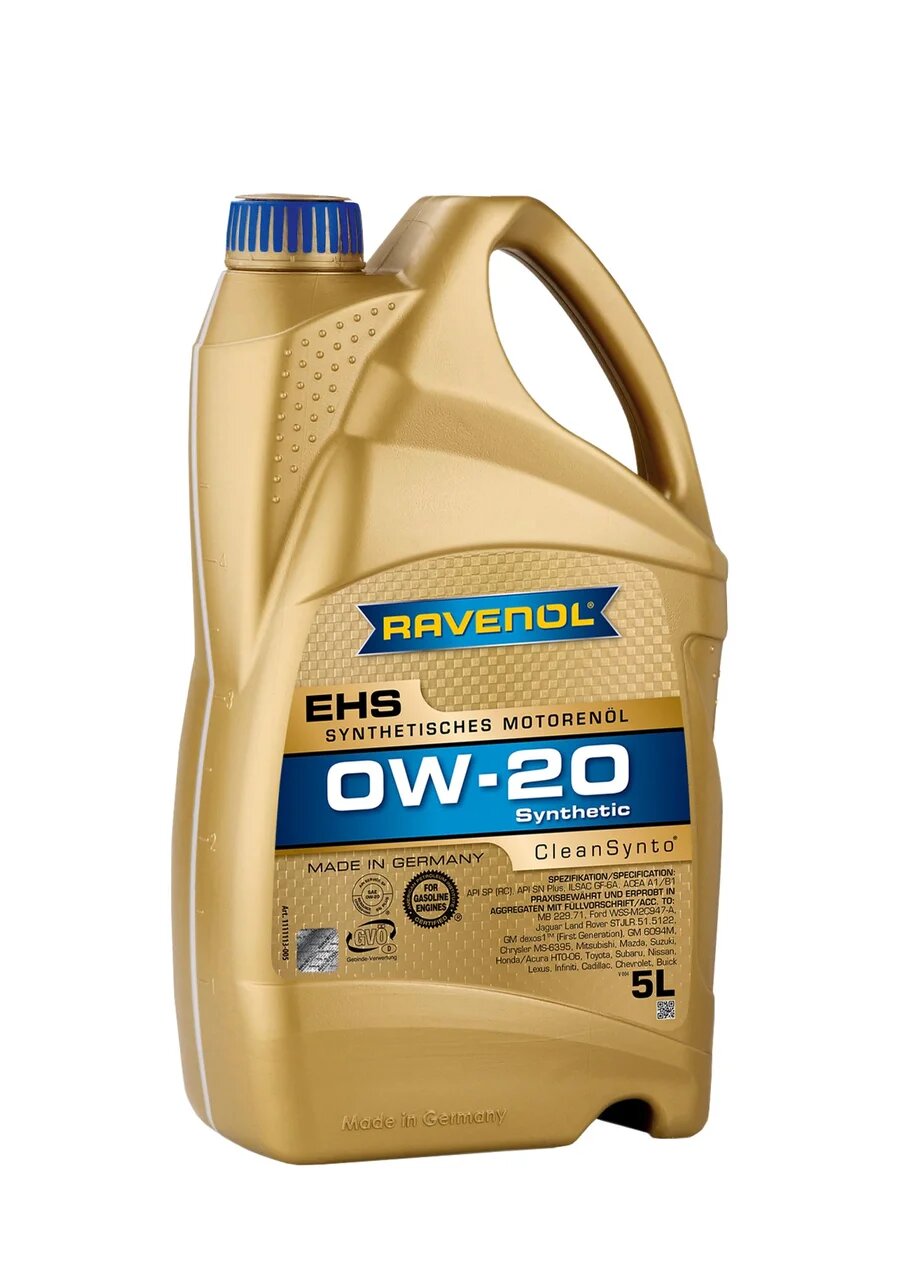 фото Моторное масло ravenol ehs 0w20 5 л