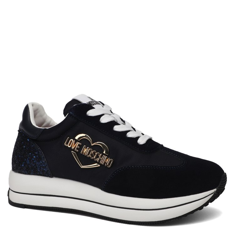 

Кроссовки женские Love Moschino JA15074G SS23 синие 38 EU, Синий, JA15074G SS23