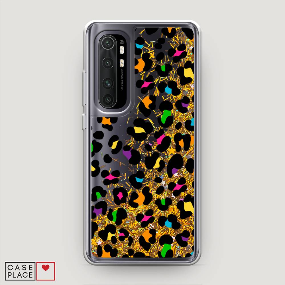 

Чехол Awog на Xiaomi Mi Note 10 Lite "Яркий леопард", Разноцветный, 38490-1