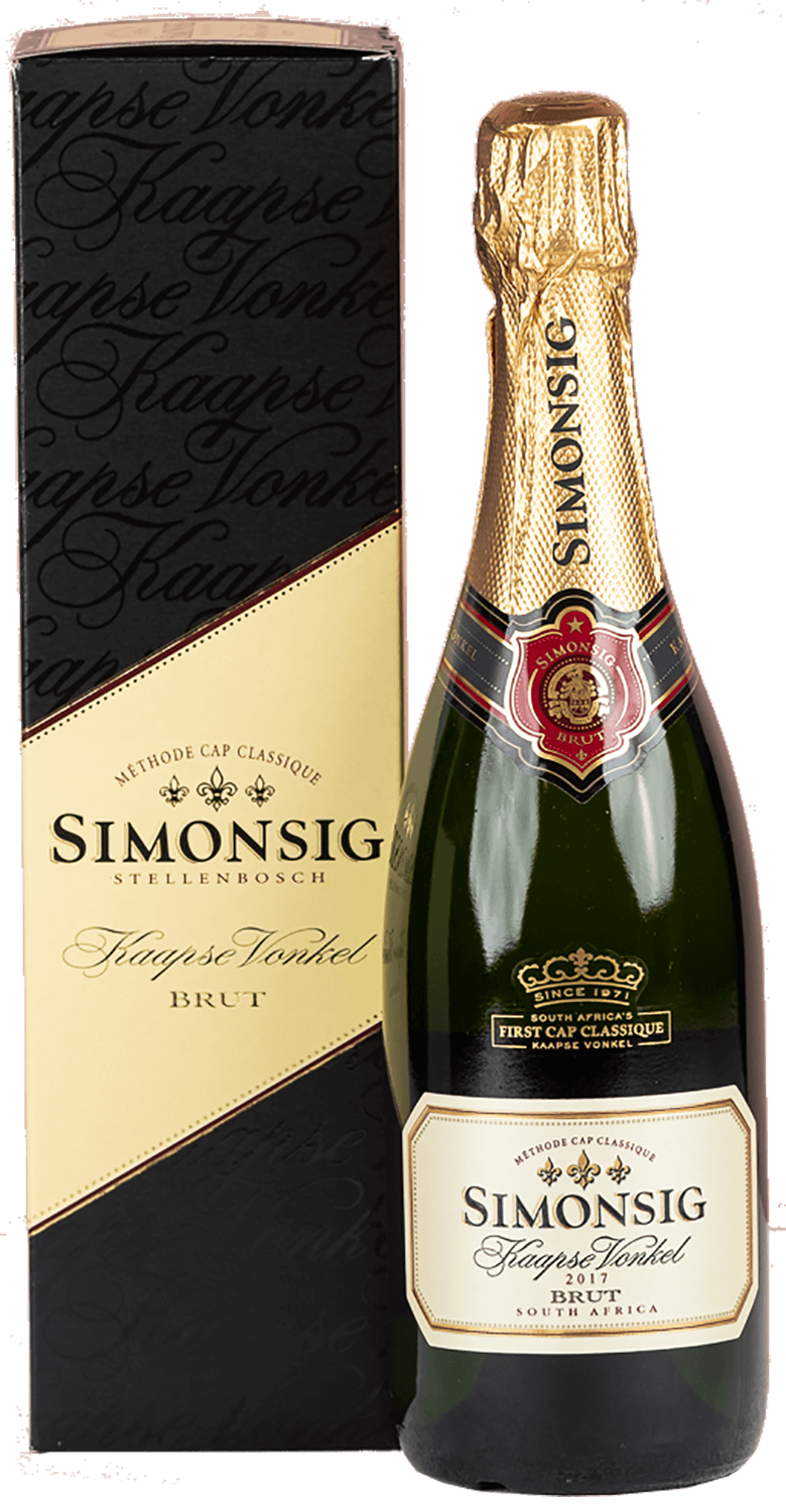 Simonsig, "Kaapse Vonkel" Brut, Gift Box. Игристое вино Симонсиг. Шампанское Симонсиг Каапсе Вонкель. Игристое вино Simonsig Kaapse Vonkel Brut Rose 0.75 л.