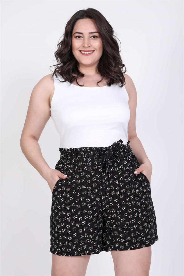 

Шорты женские My Line Moda 847 черные 54 RU (товары доставляются из-за рубежа), 847