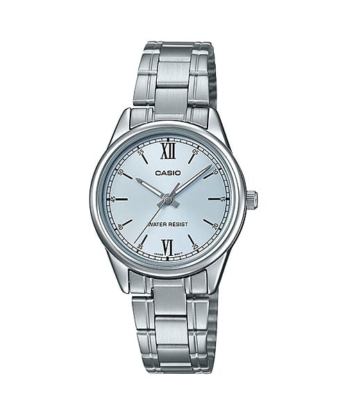 

Наручные часы женские Casio LTP-V005D-2B3 серебристые, LTP-V005D-2B3