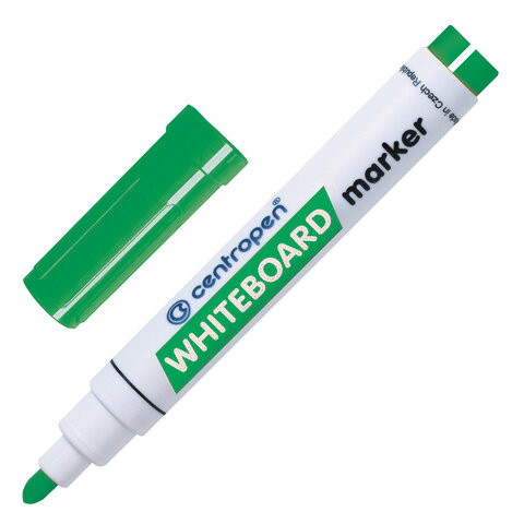 

Маркер стираемый для белой доски ЗЕЛЕНЫЙ, CENTROPEN Dry-Wipe, 2,5 мм, 5 8559 0110 - 10 шт