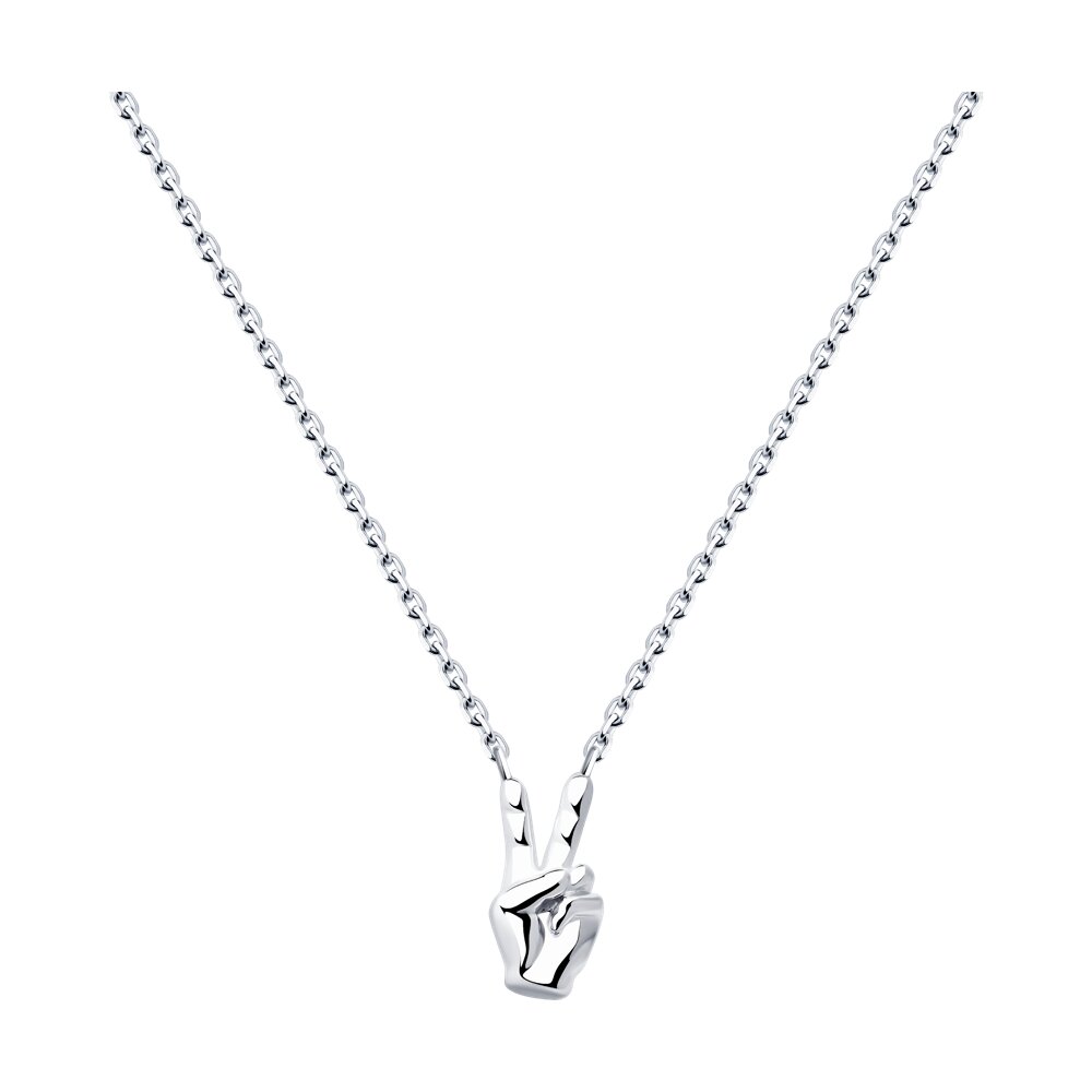 

Колье из серебра 40-45 см SOKOLOV 94071021, 94071021