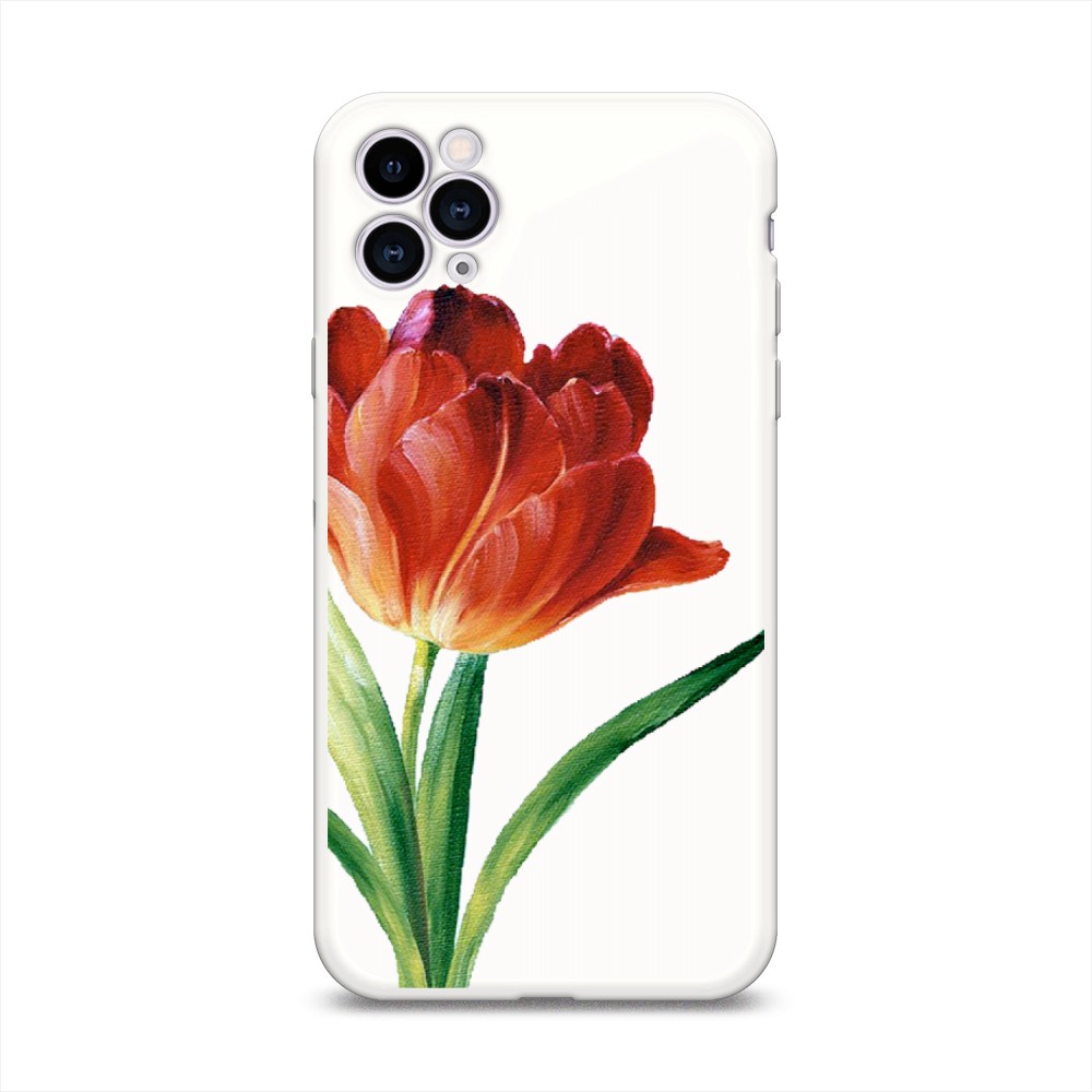 

Чехол Awog на Apple iPhone 11 Pro Max / Айфон 11 Pro Max "Красный тюльпан", Разноцветный, 12257-1
