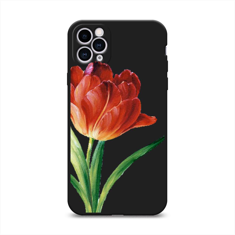 

Чехол Awog на Apple iPhone 11 Pro Max / Айфон 11 Pro Max "Красный тюльпан", Разноцветный, 12252-1