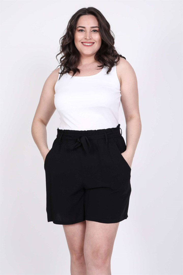 

Шорты женские My Line Moda 846 черные 50 RU (товары доставляются из-за рубежа), Черный, 846