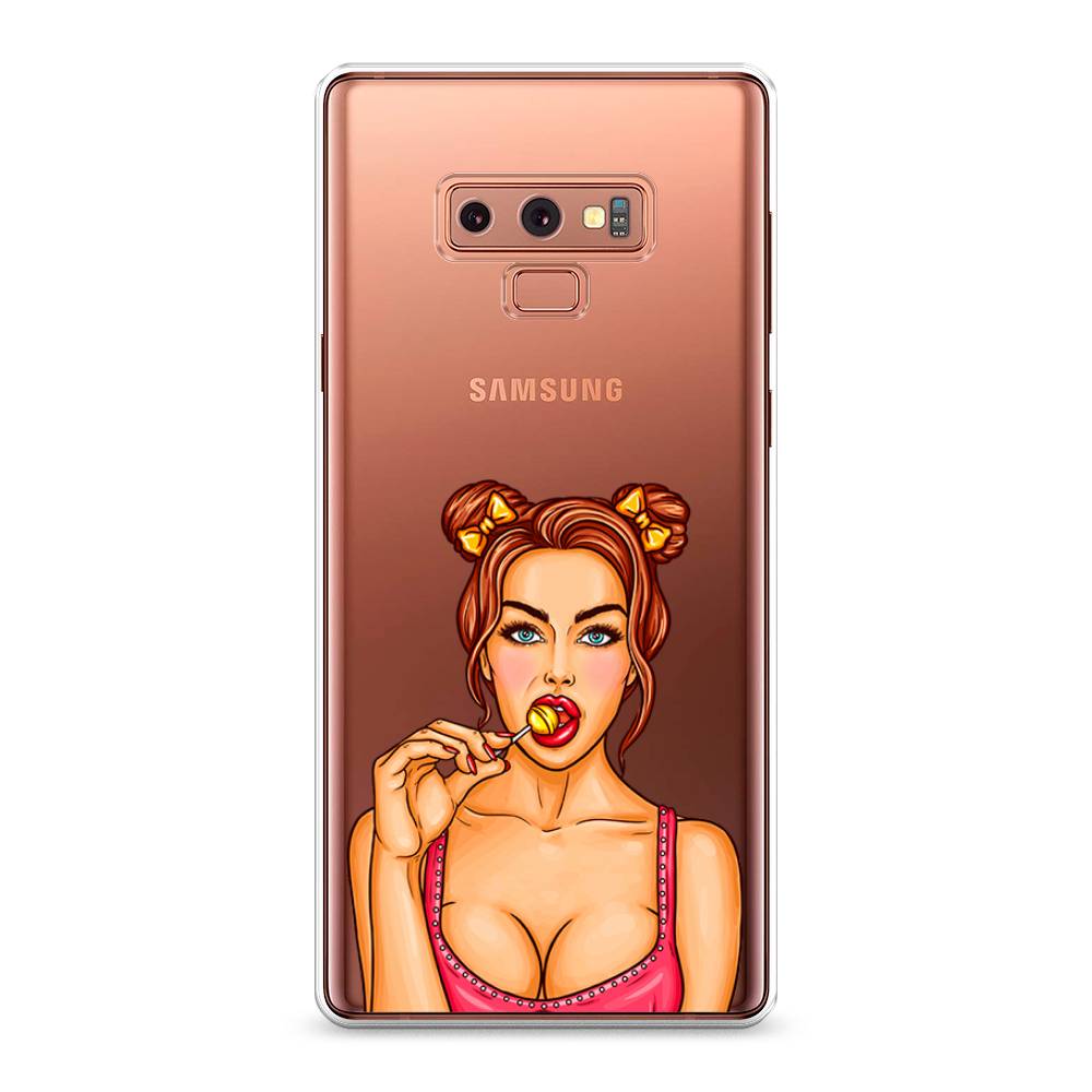 

Чехол Awog на Samsung Galaxy Note 9 "Вкусный леденец", Бежевый;коричневый;розовый