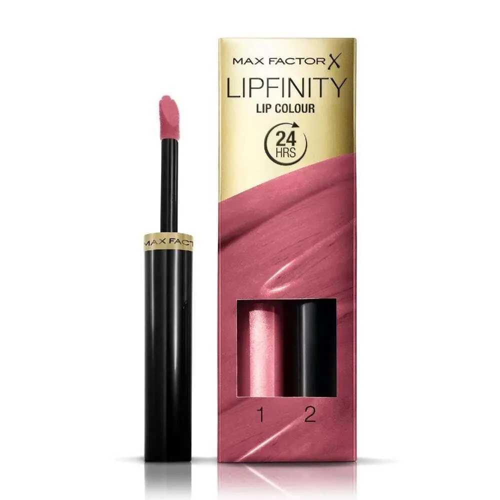 Набор Max Factor Lipfinity Lipstick Помада для губ 120 hot 2,3 мл + Блеск для губ 1,9 мл