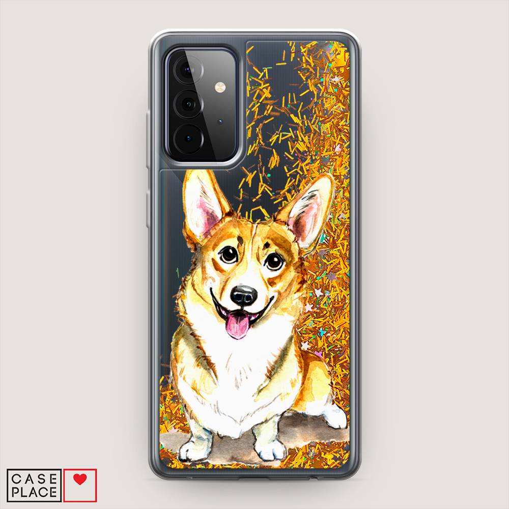 

Чехол Awog на Samsung Galaxy A72 / Самсунг A72 "Малыш корги", Разноцветный, 2101990-1