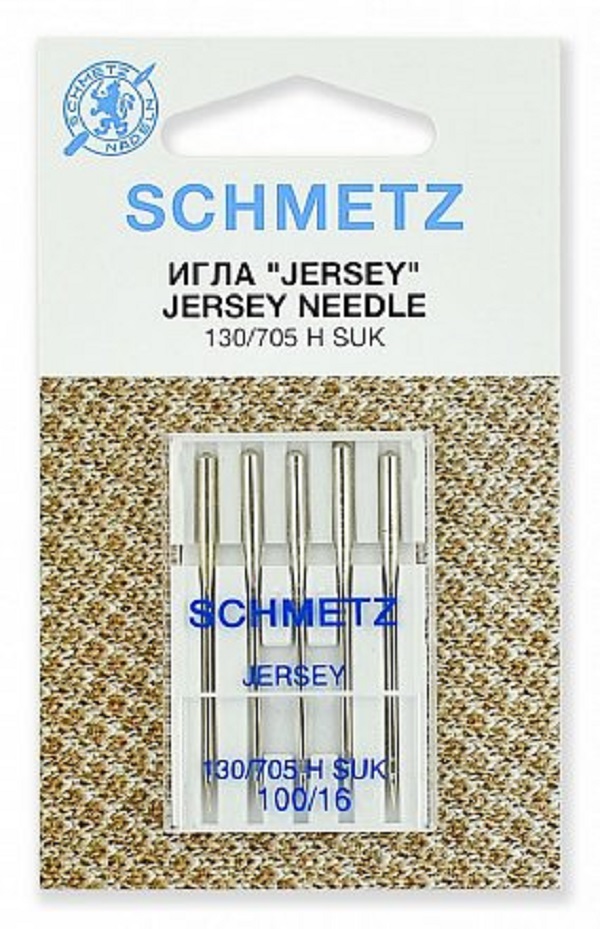 

Иглы джерси Schmetz 130/705H SUK № 100, 5 шт,