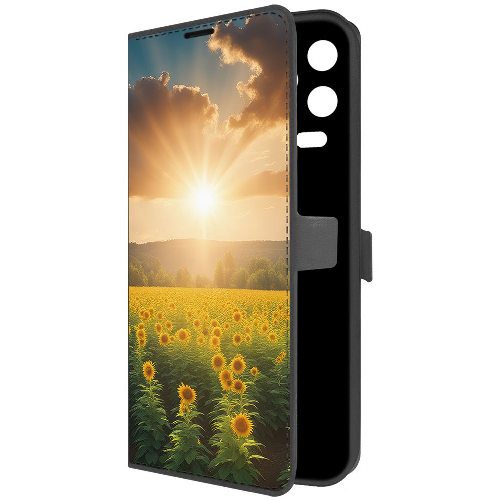 

Чехол-книжка Krutoff Eco Book для Infinix Note 12 2023 (G99) Солнечно (черный)