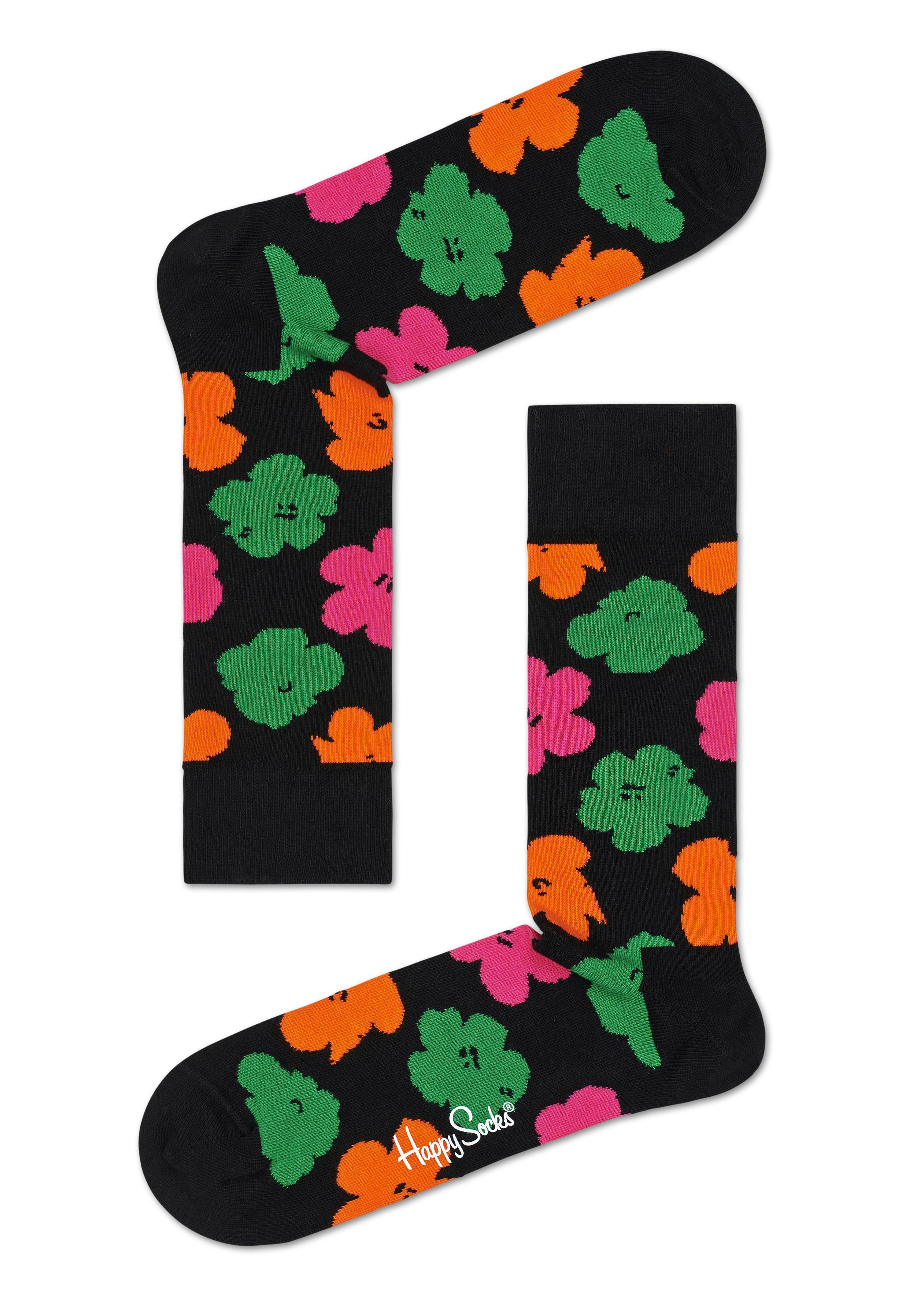 

Носки унисекс Happy Socks AWFLO01 разноцветные, Разноцветный, AWFLO01