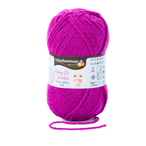 

Schachenmayr Baby Smiles Bravo Baby 185 01037, fuchsia, фуксия розовый