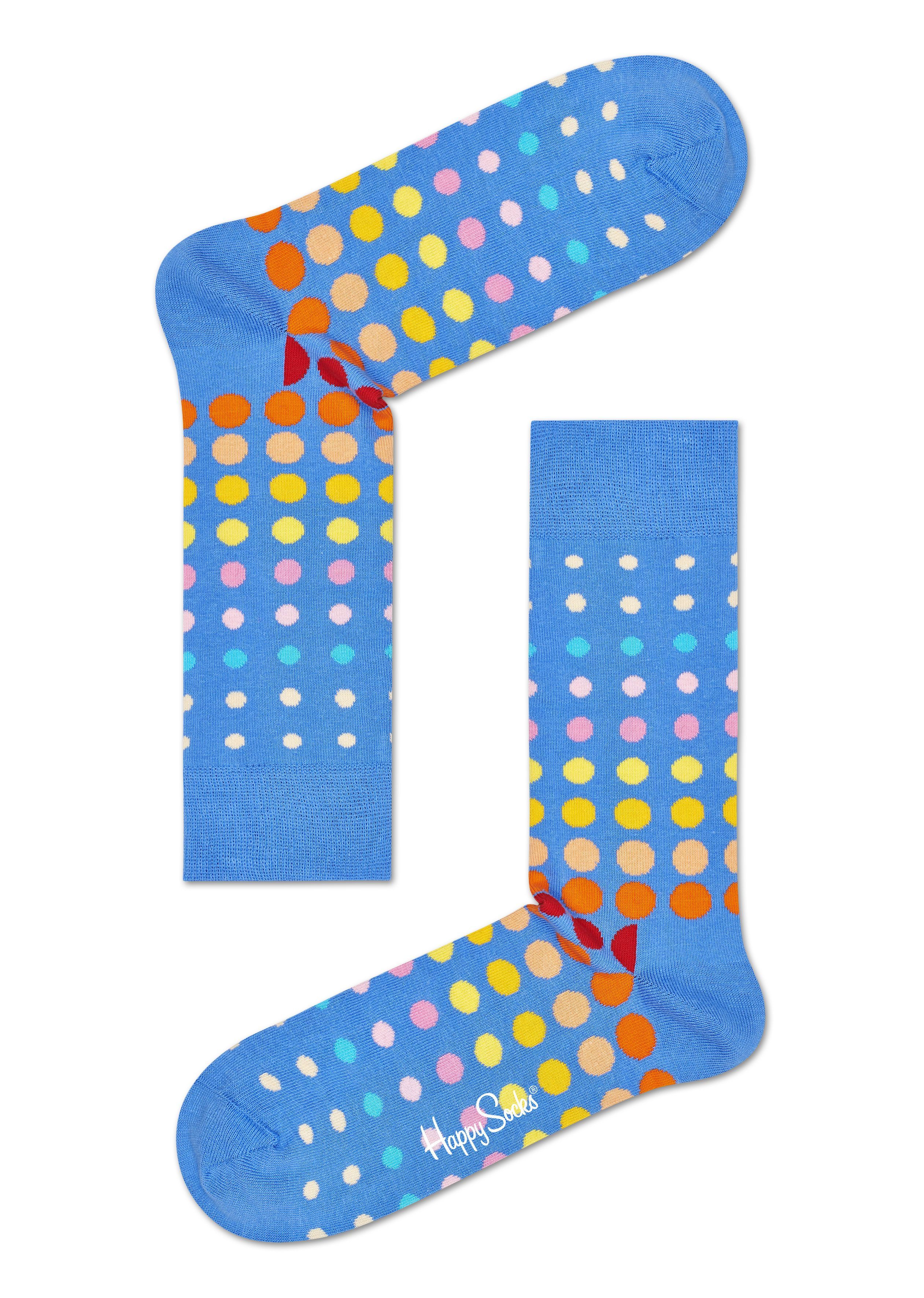 

Носки унисекс Happy Socks FDD01 разноцветные 41-46, Разноцветный, FDD01